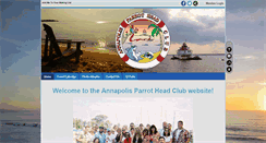 Desktop Screenshot of annapolisparrotheadclub.com